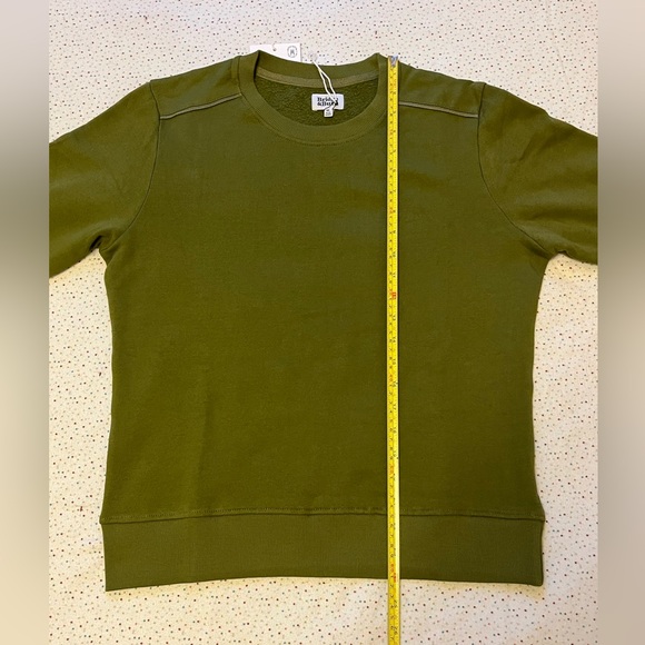 NWT B&B Linnton Crew Sweatshirt in Olive - Picture 9 of 13